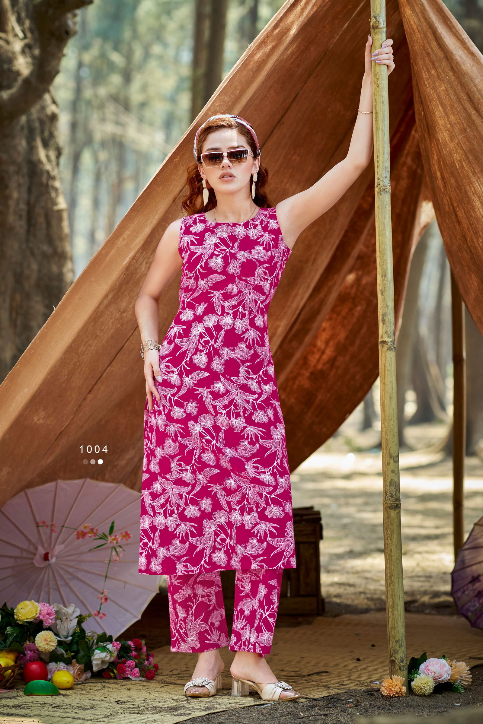 Summer Threads Vol 2 By Ossm Cotton Printed Co Ord Set Wholesale Online